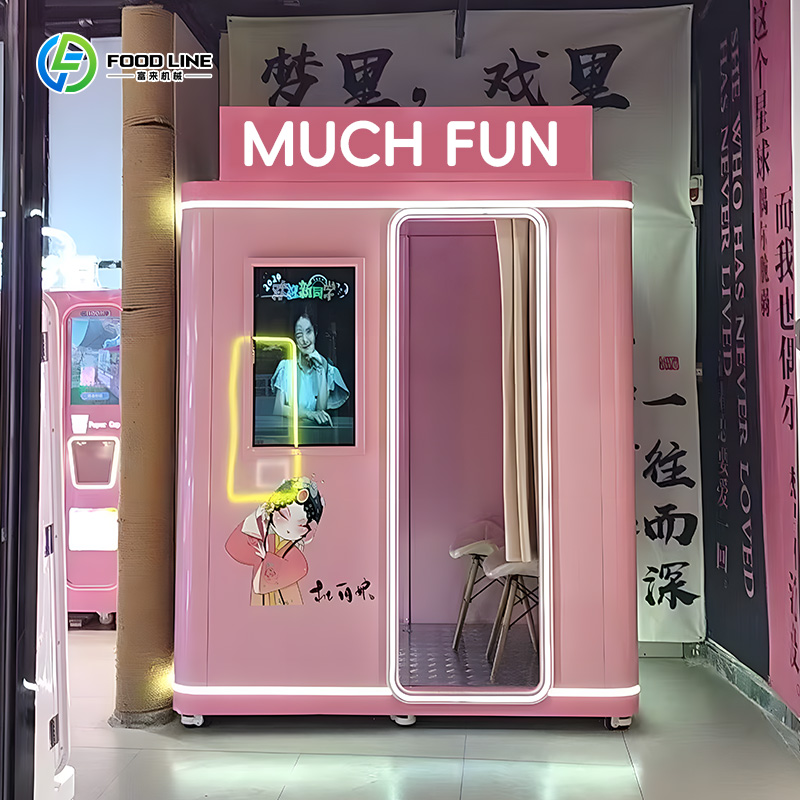Commercial Photo Printing Kiosk - Commerciële fotohokje-kiosk met directe print, selfie-machine,