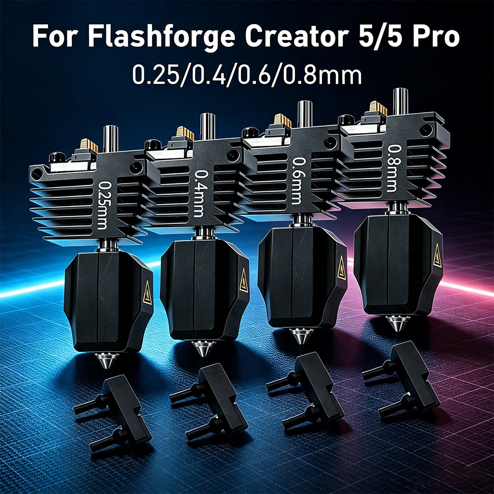 Print Head Cleaning Kit - 4-delige Hotend Kit voor Flashforge C5