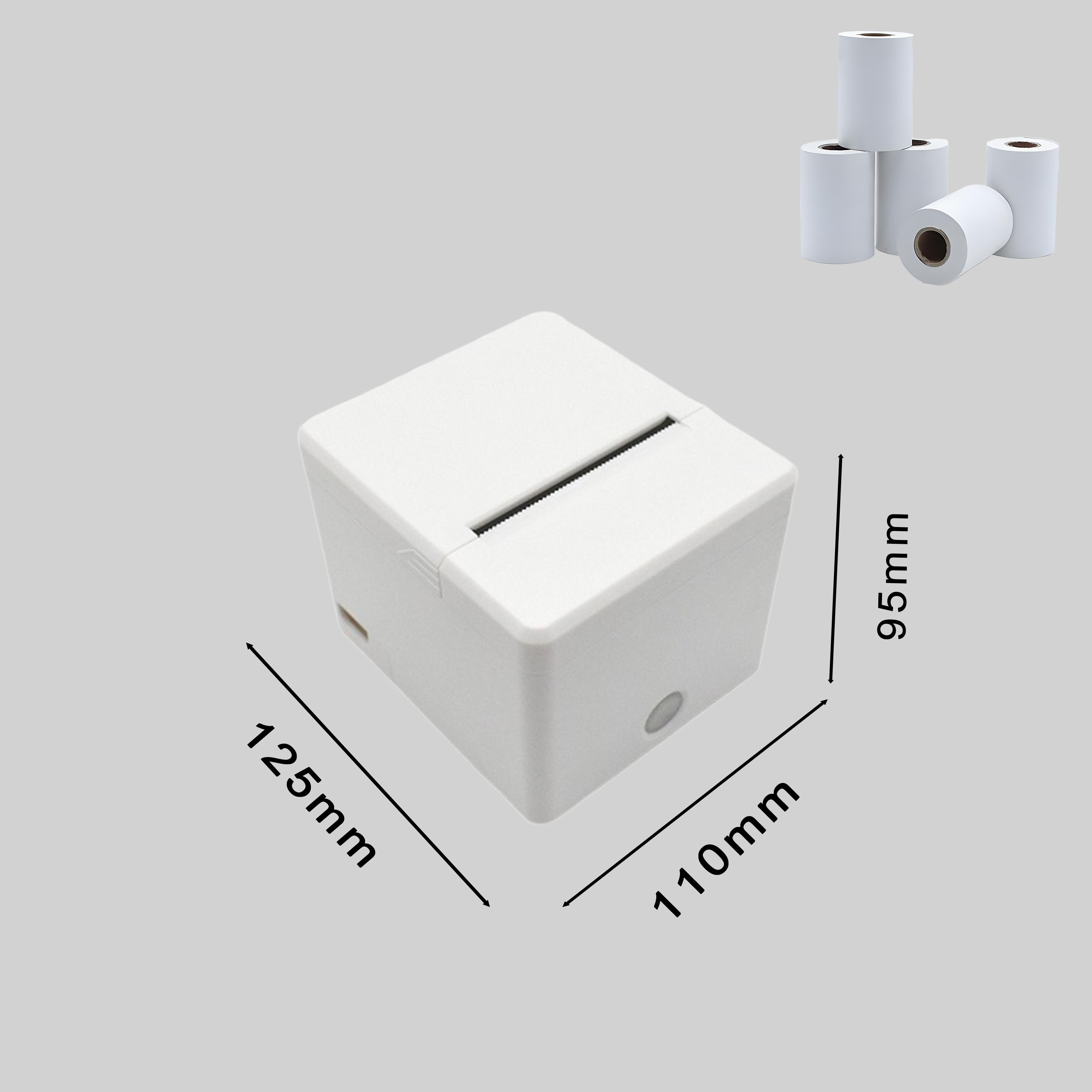 Commercial Printing Options - 80 mm zwart-witte thermische bonprinter met