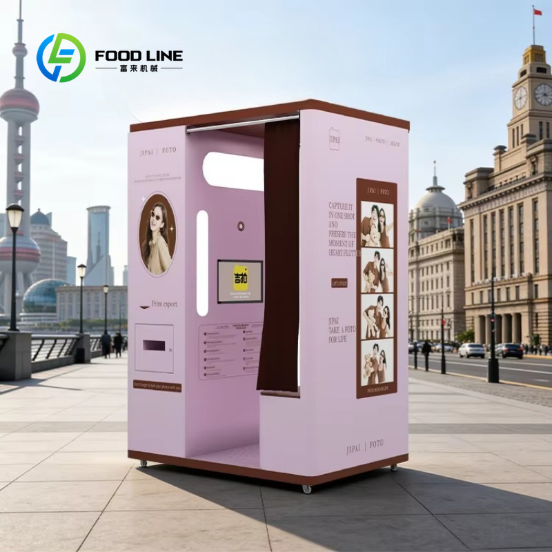 Commercial Photo Printing Kiosk - Aangepaste selfie-booth, automatische instant-fotoprintkiosk, fabriekslevering voor