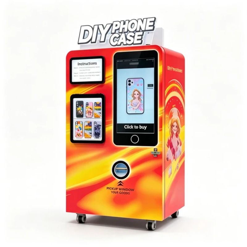 Commercial Printing Options - Duurzame, meerkleurige, automatische, commerciële mobiele hoesjesverkoopautomaat