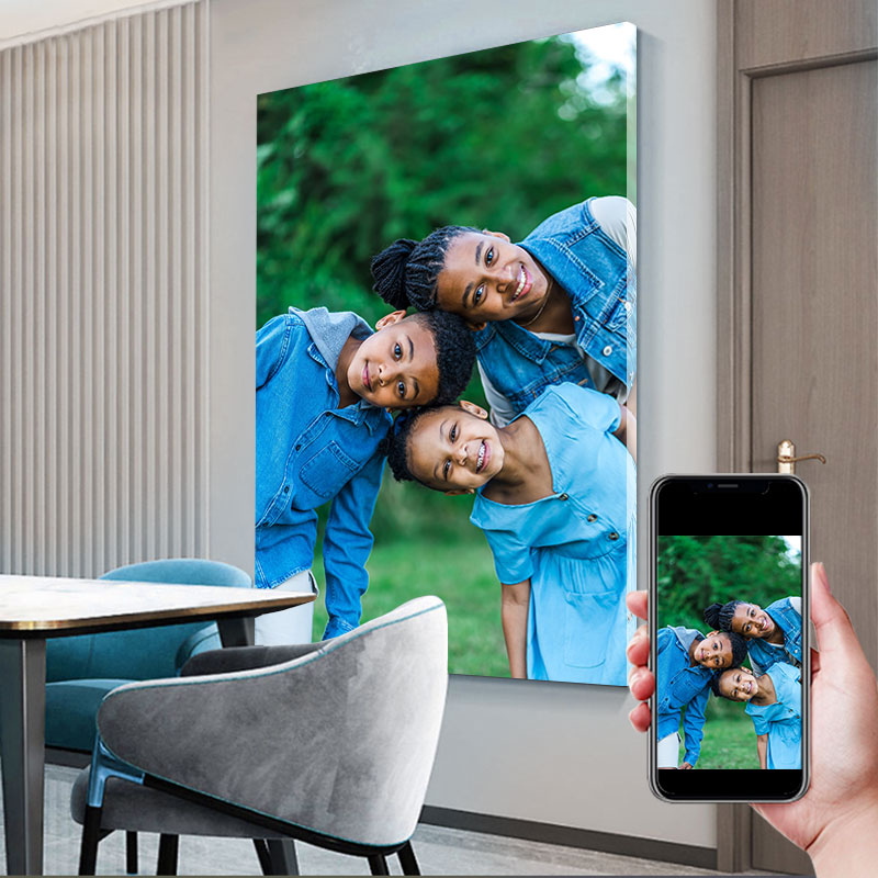 Commercial Printing Options - Aangepaste fotoprint poster op massief houten
