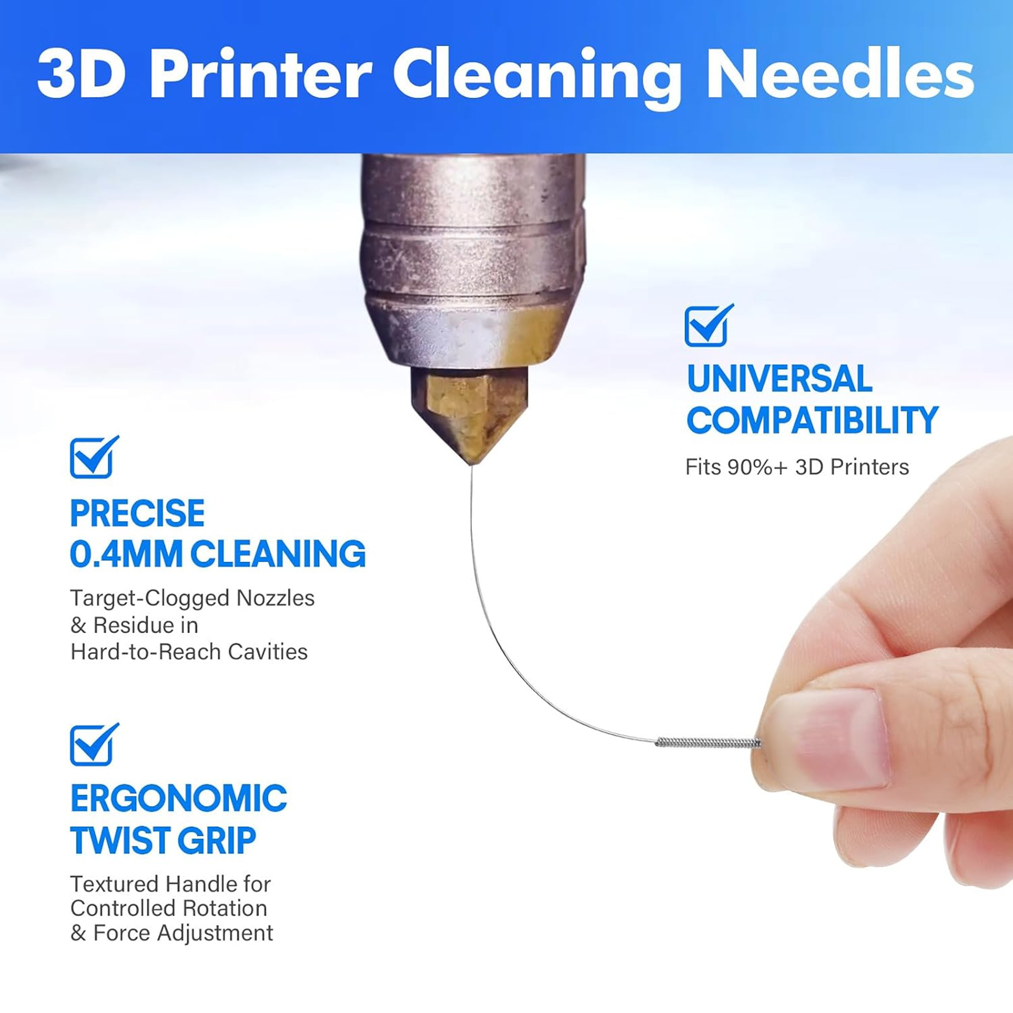 3D-printer reinigingsset: 60 s - Print Head Cleaning Kit recensie en prijs