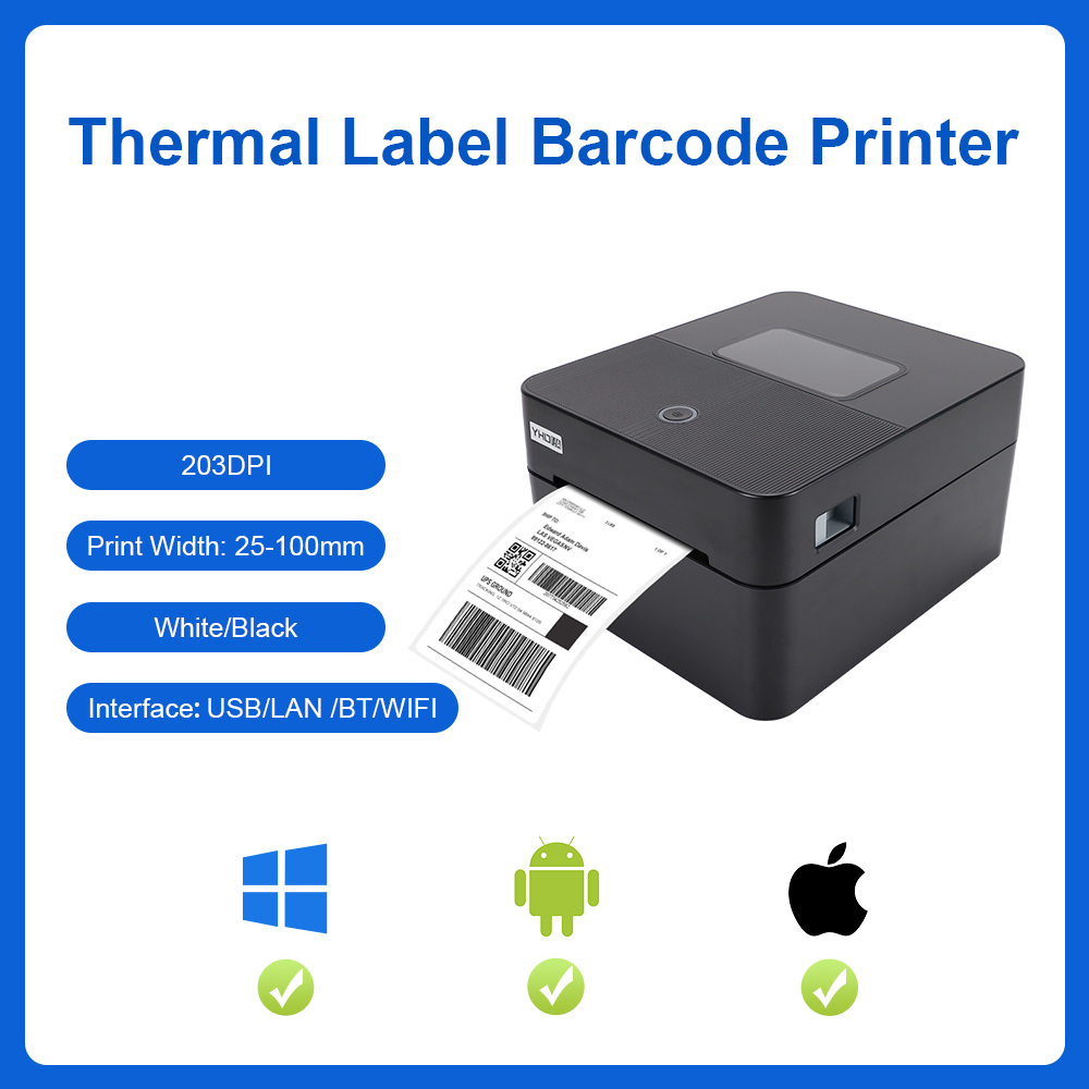 YHDAA 4 inch thermische verzen - Commercial Printing Options recensie en prijs