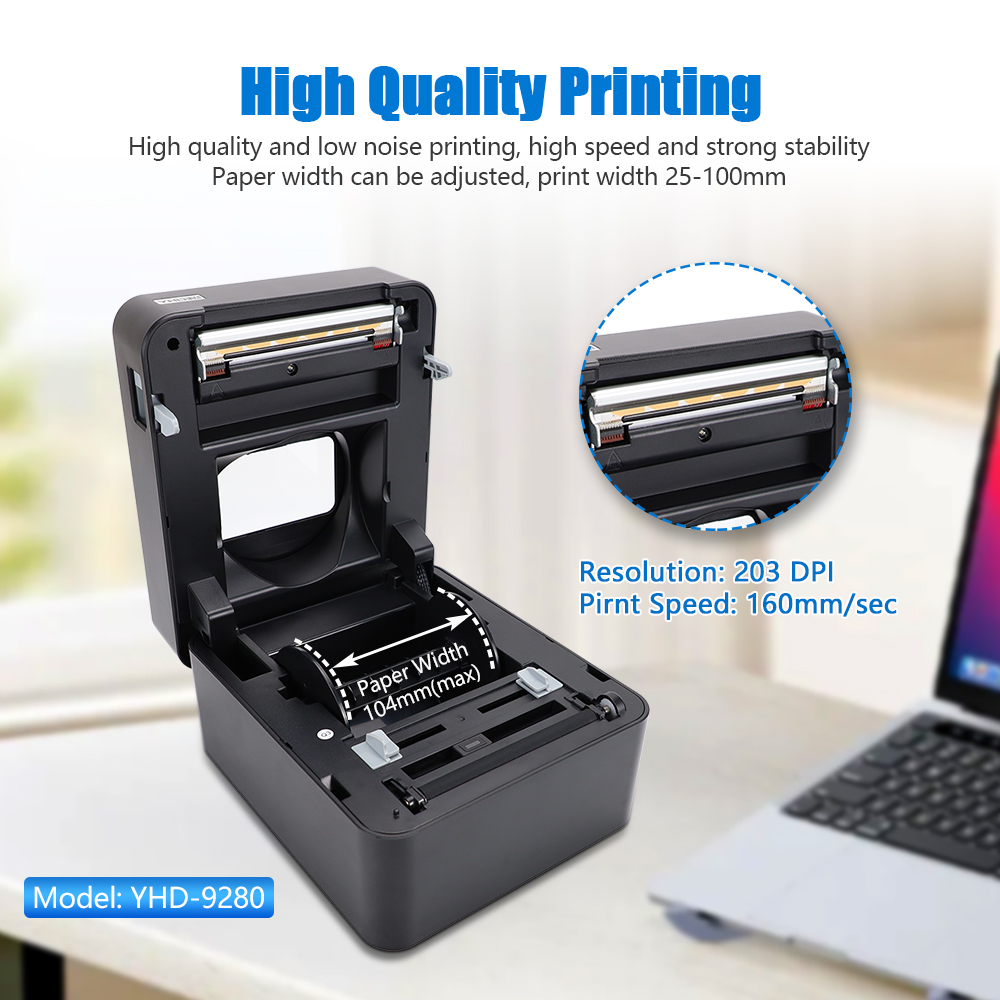 YHDAA 4 inch thermische verzen - Commercial Printing Options recensie en prijs