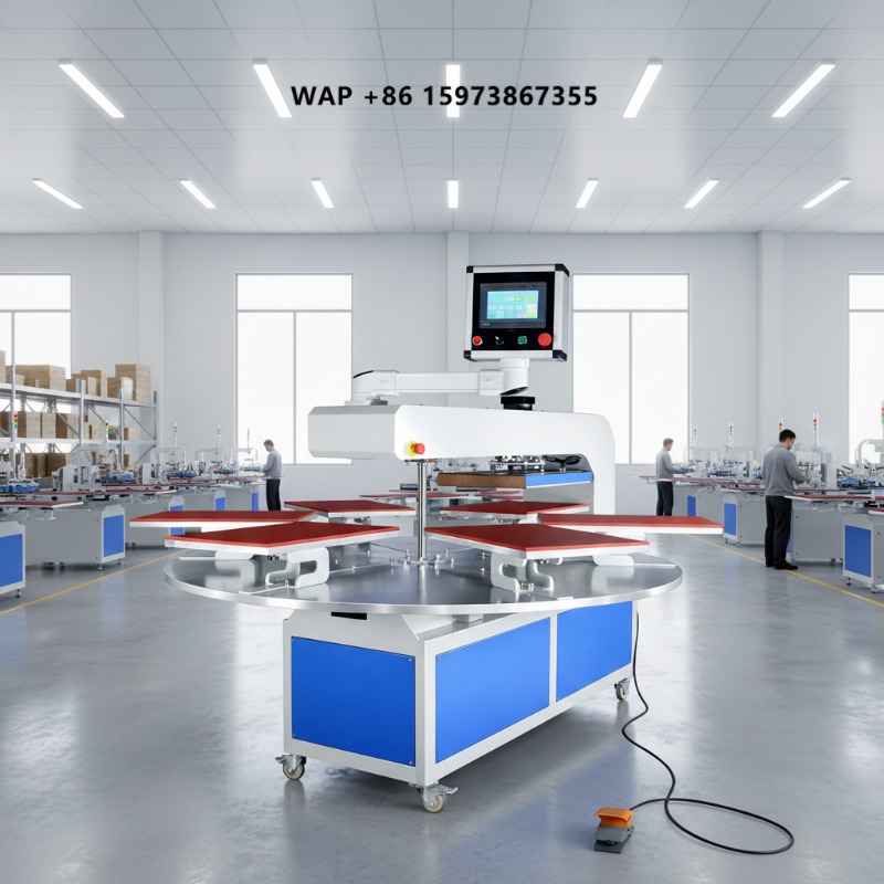 Industriële automatische 6-sta - Heat Press Machine recensie en prijs